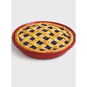 Fiestaware FIESTA Pie Plate Deep Dish Baker Baking Bake Bakeware RED CERAMIC